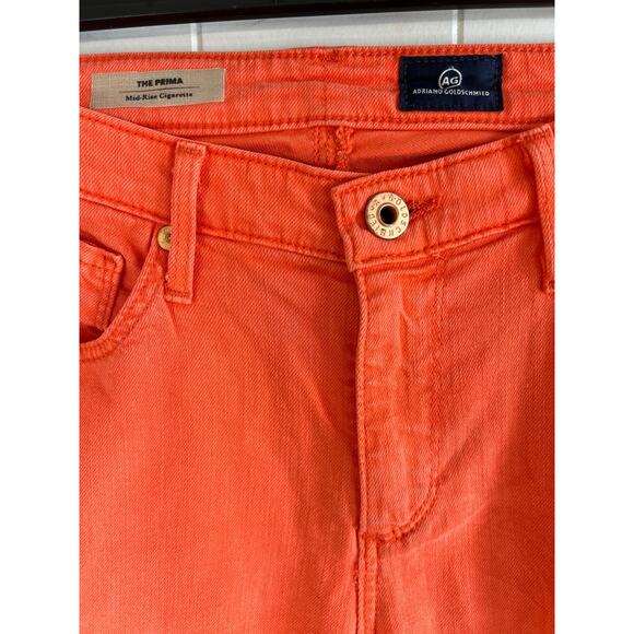 AG Adriano Goldschmied Women's Prima Mid-Rise Cigarette Leg Pant in Size 27 - Picture 4 of 8